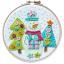 Felt Christmas Snowman Kit - with frame