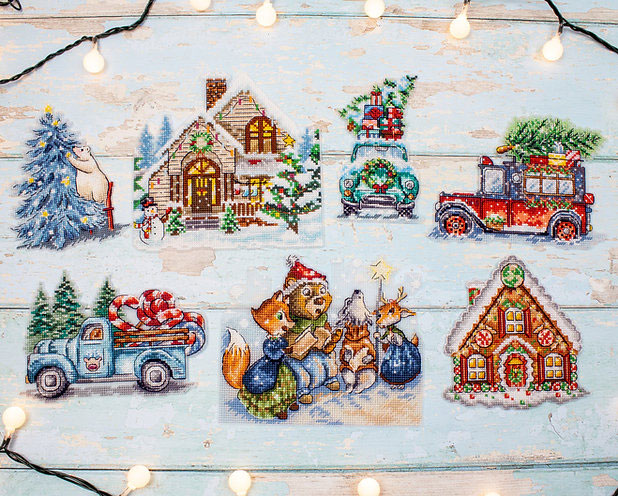 Holiday at Seaside - Christmas Cross Stitch Kit