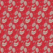 Country French - Vegetable fantasy in red