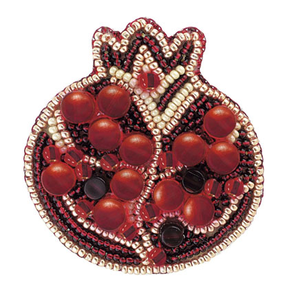 Pomegranate Brooch