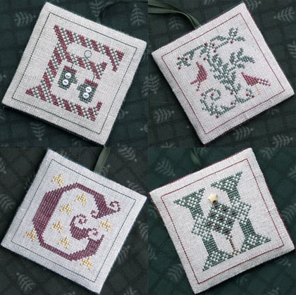 Alphabet Ornaments - EFGH