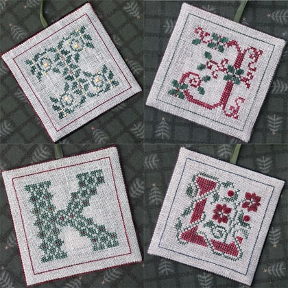 Alphabet Ornaments - IJKL