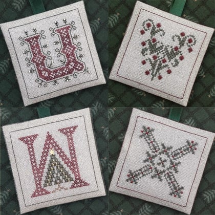 Alphabet Ornaments - UVWX