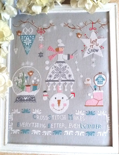 Winter Embroidered