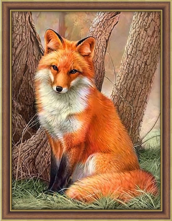 White Fox Diamond Painting Craft-Ease