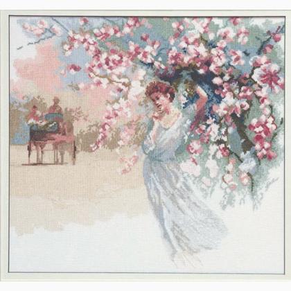 A girl in a white