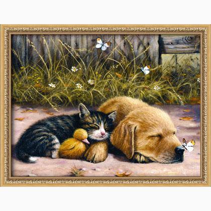 Sleeping Animals From Artibalta - Diamond Painting - Kits - Casa Cenina