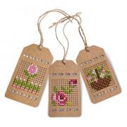 Stitchable gift tags