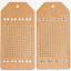 Stitchable gift tags