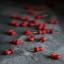 Wooden Map Push Pins Red