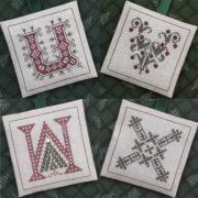 Alphabet Ornaments - UVWX