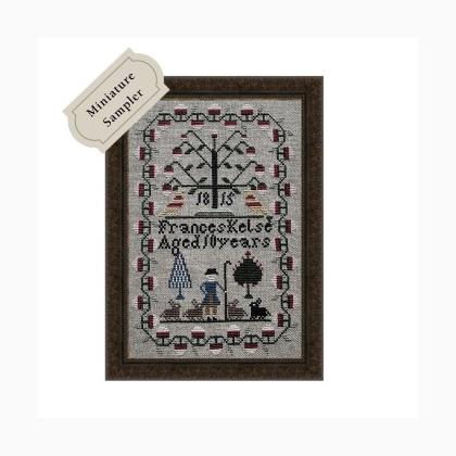 Little Bunny Shepherd Miniature Sampler 1815
