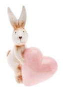 Rabbit with Pink Heart