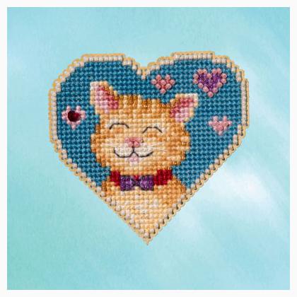 Seasonal Ornament: Kitty Love