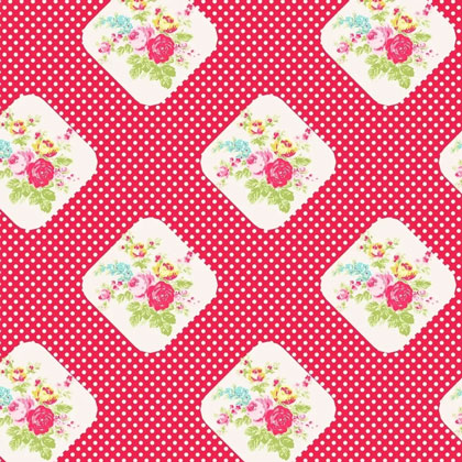 Posie TW08-Red 45x110cm.