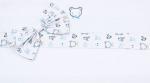 Baby carriage sheet set - Baby Bear - Sky Blue