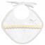 Rhombus Baby Bib - Baby Bear - Dove-Grey