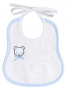 Baby Bib - Baby Bear - Sky blue