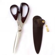 Seki Sewing Shears with Lacquered Handles - Tamenuri Dark Brown