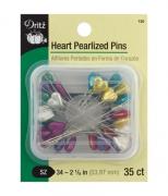 Heart Pearlized Pins