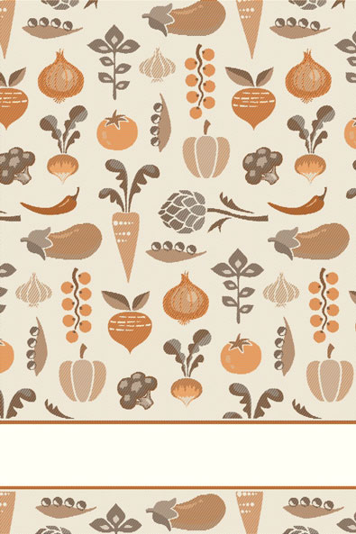 Kitchen towel - Grenny - Orange