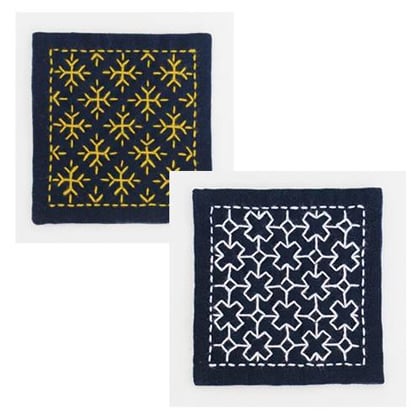 Kit Sashiko Olympus - White and yellow