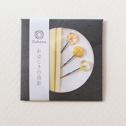Ohajiki Sewing Pins - Yellow