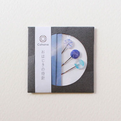 Ohajiki Sewing Pins - Blue