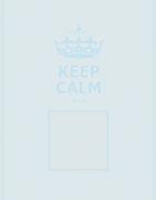 Kitchen towel - Keep Calm - Sky Blue