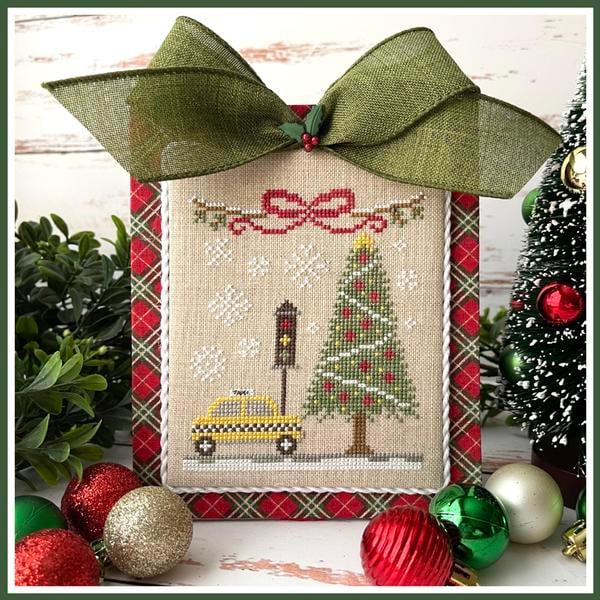 Santa's Workshop Stocking Cross Stitch Leaflet