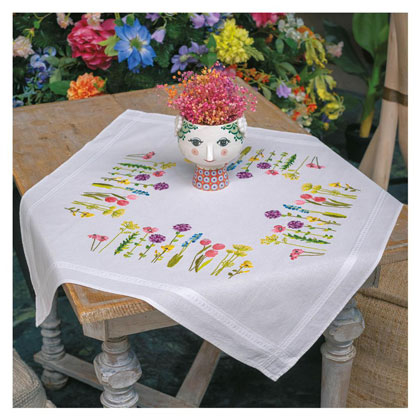 Squared Tablecloth - Spring Flowers