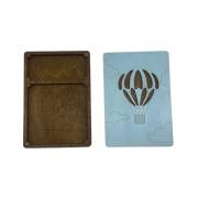 Wooden box - Blue Balloon