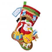 Fireplace Folly Felt Stocking Applique
