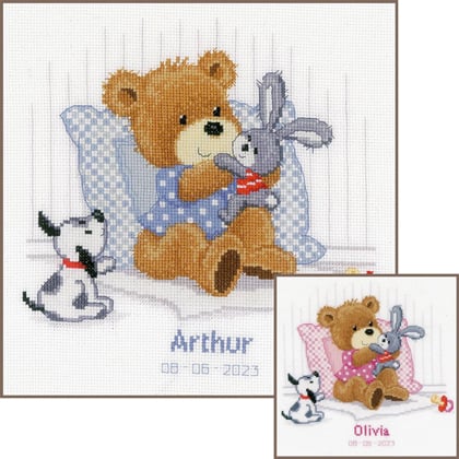 Bear, bunny and dog