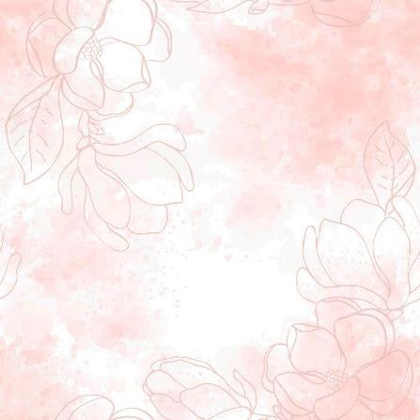 14ct Printed Aida Fabric - Pink magnolia 38X46CM
