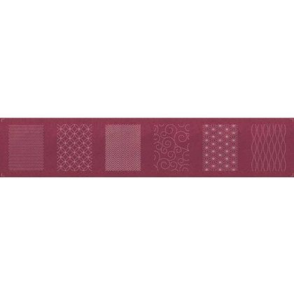 Set of 4 Japanese fabric squares - Red