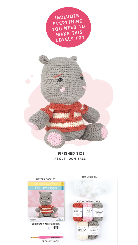 Billy The Cat From Tuva Publishing - Knitting and Crocheting Kits - Kits -  Casa Cenina