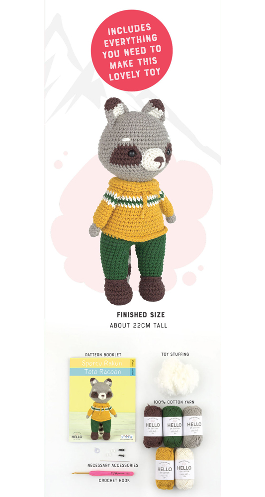 Billy The Cat From Tuva Publishing - Knitting and Crocheting Kits - Kits -  Casa Cenina
