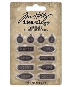 Idea-Ology Metal Adornments - Word Tags