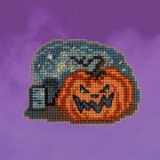 Seasonal Ornament: Graveyard Pumpkin