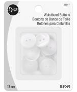 Waistband Buttons - White pearl