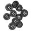 Waistband Buttons - Black