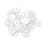 Blouse Buttons - White pearl