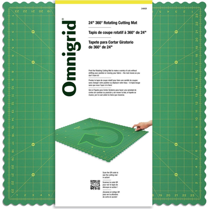 Cutting mat: rotating, 24 x 24 inches