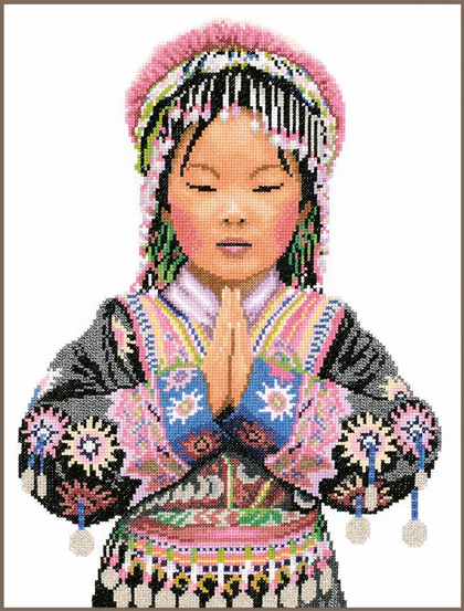 Thai hill tribe girl