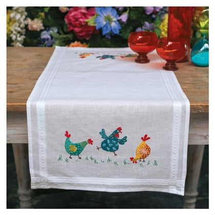 Runner - Colourful chickens