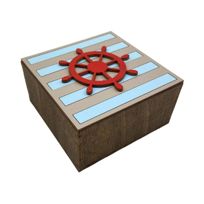 Wooden box - Steering Wheel