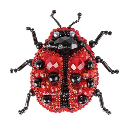 Ladybug - Brooch