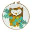 Felt Kit - Sleeping little owl - with frame