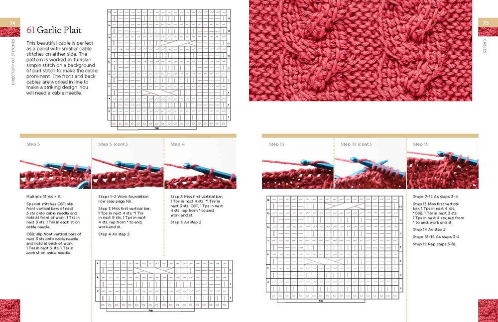 Tunisian Crochet Stitch Dictionary From Search Press - Books and Magazines  - Books and Magazines - Casa Cenina